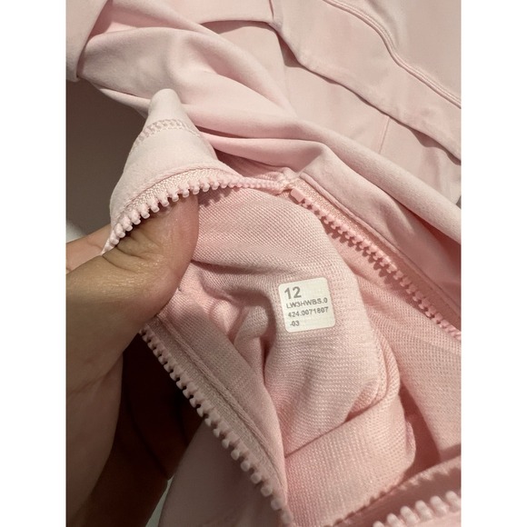 Lululemon Hooded Define Full Zip Jacket Strawberry Milkshake Size 12 Yoga Pilate - Picture 6 of 6
